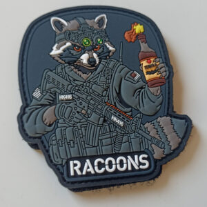 Racoons Airsoft-Team PVC 3D Patch