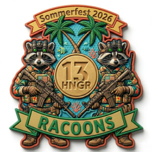 HNGR13 & Racoons - Sommerfest 2026 - Patch (Limited Edition)